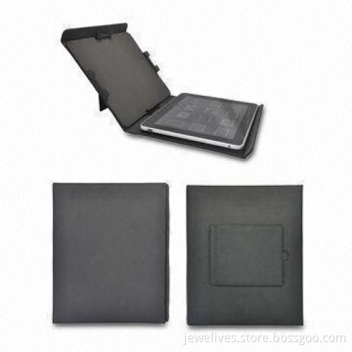 Leather Cases for Apple's iPad, Made of Leather Skin, PU Material, Various Colors Available